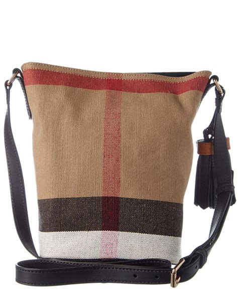 burberry small ashby|burberry ashby canvas bucket bag.